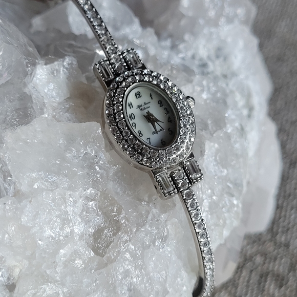Vintage fifth Avenue jewelry Swarovski crysyal watch - Picture 4 of 10